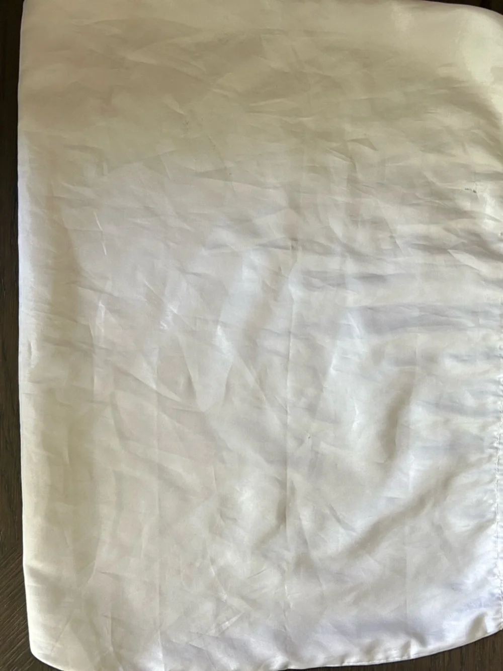 Coach White Drawstring Satin Dustbag 20x15